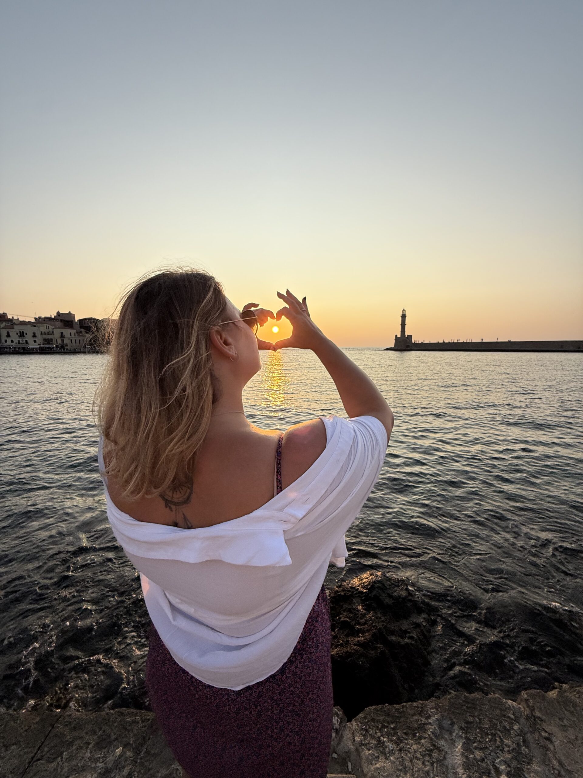 Joanna o zachodzie słońca